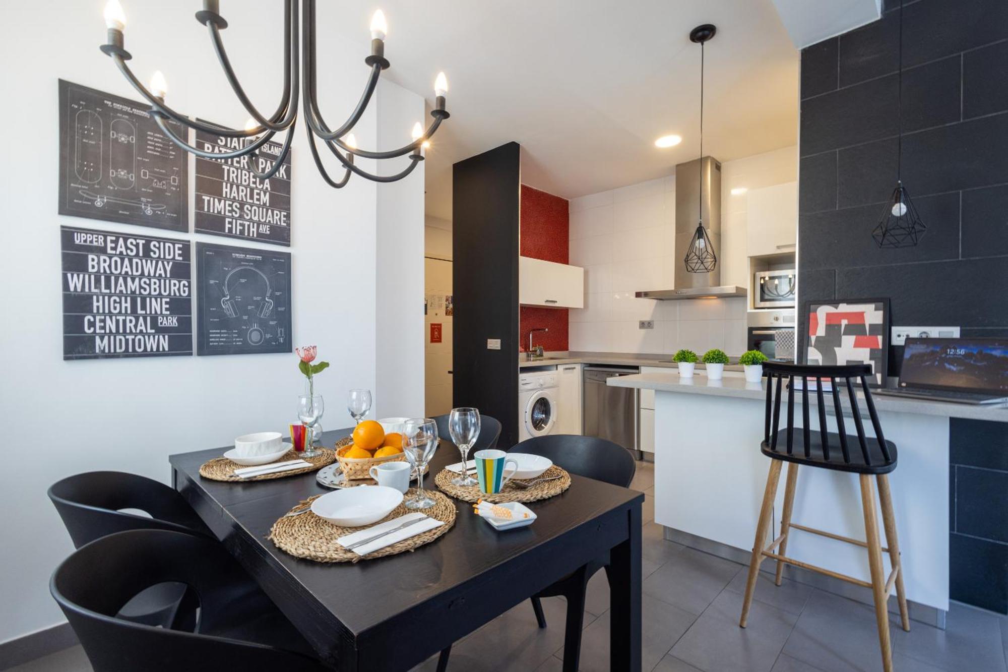 Florit Flats - Stylish 2 Bedroom Ac Wifi Terrace Attic In Valencia Center Exteriér fotografie