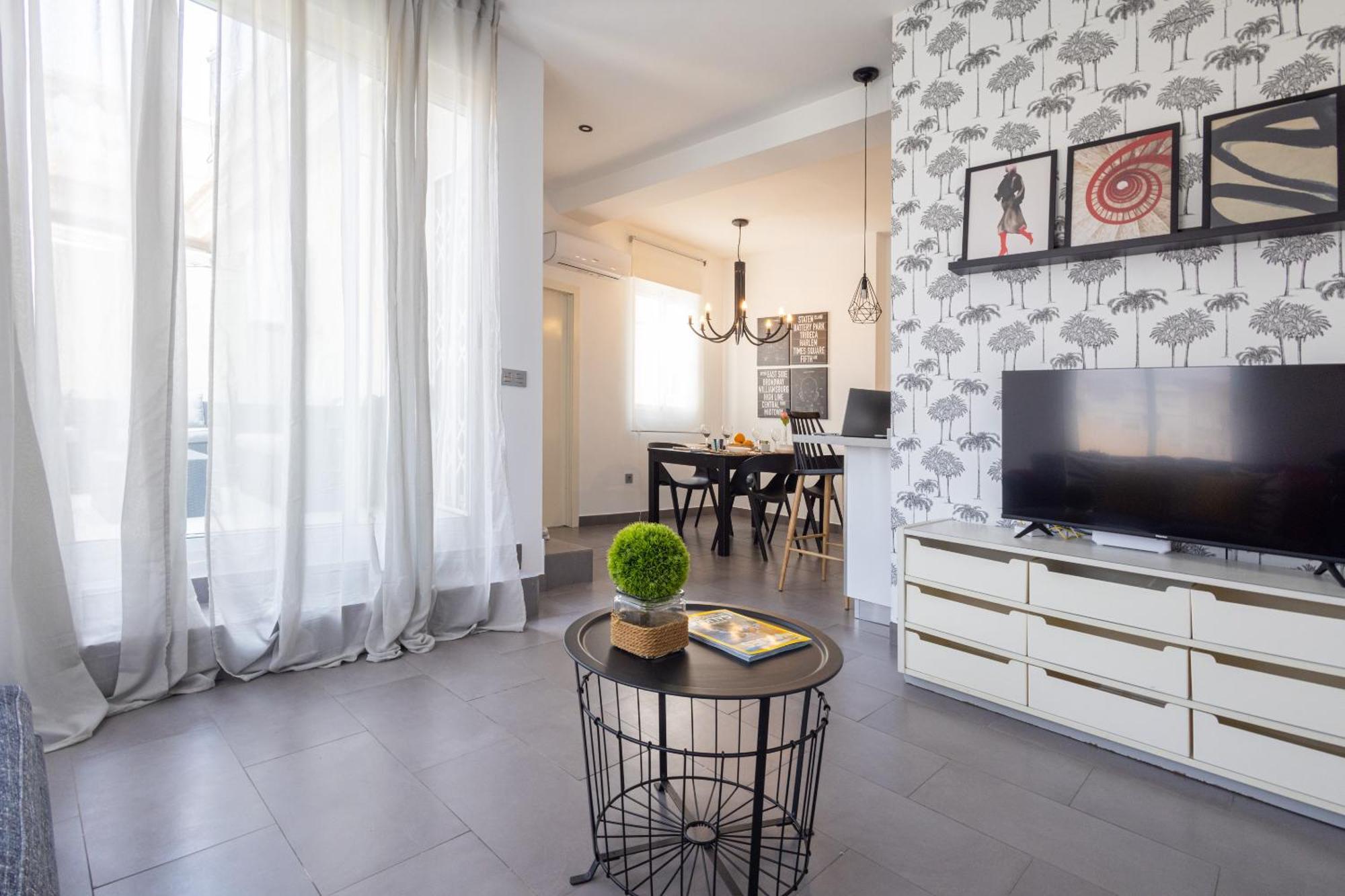 Florit Flats - Stylish 2 Bedroom Ac Wifi Terrace Attic In Valencia Center Exteriér fotografie