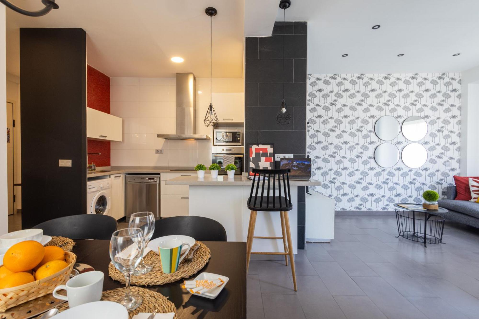 Florit Flats - Stylish 2 Bedroom Ac Wifi Terrace Attic In Valencia Center Exteriér fotografie